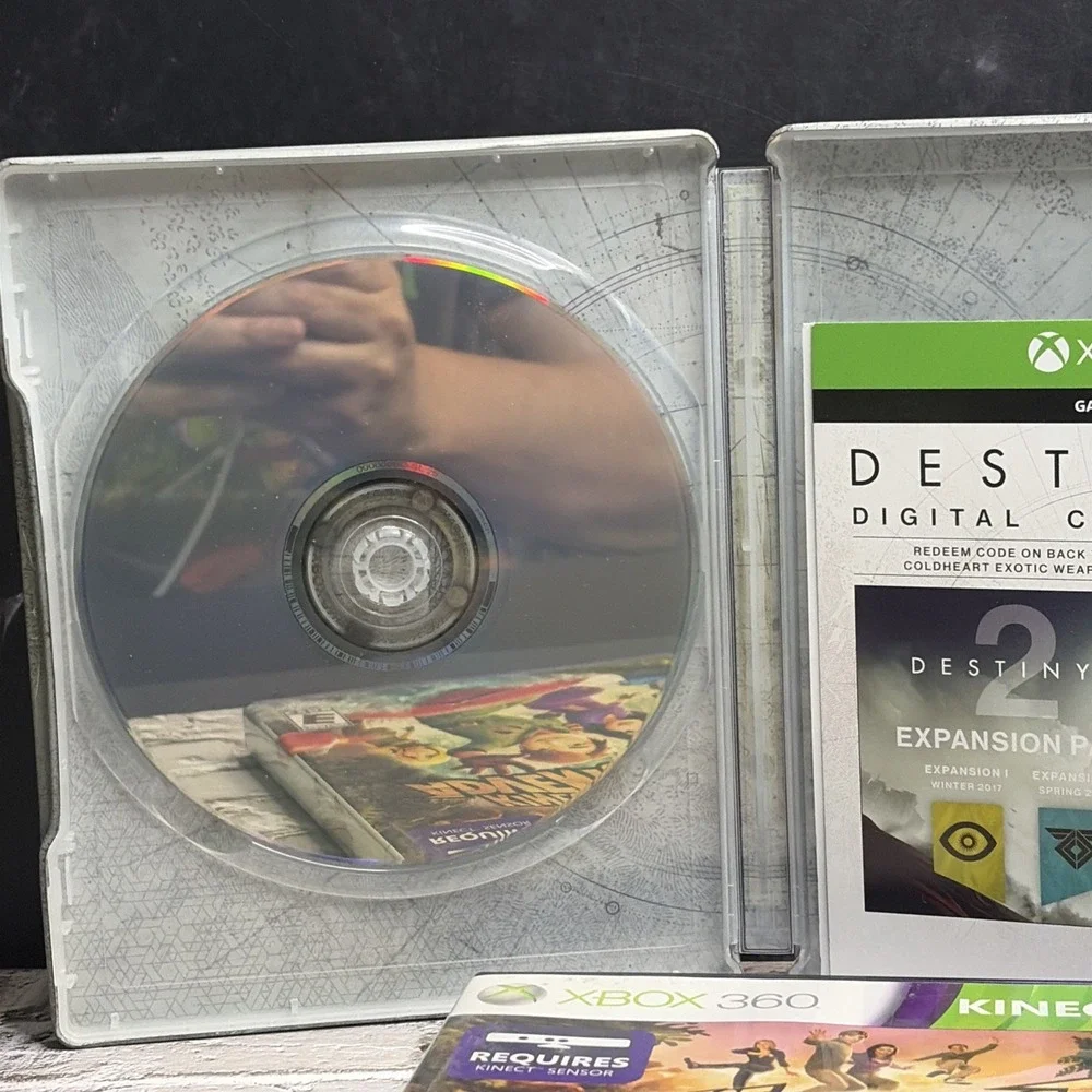 Bundle - Destiny 2 Steelbook (with Destiny Game Kinect Adventures Xbox 360 - T&W